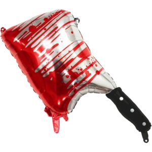 Party Deco 35 inch Cleaver with Blood Foil Balloon