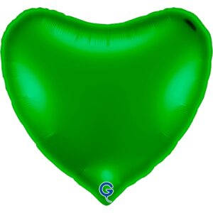 Grabo 36 inch Green Heart Foil Balloon