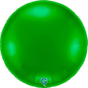 Grabo 36 inch Green Round Foil Balloon