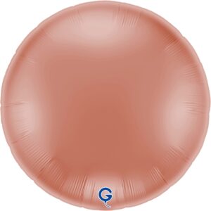 Grabo 36 inch Rose Gold Round Foil Balloon