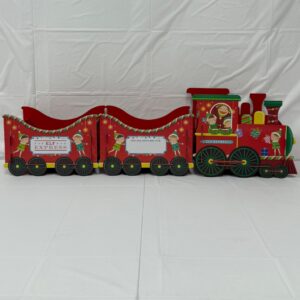 Small Christmas Elves Express Train Gift Display