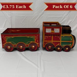 Eurowrap Christmas Express Gift Train (6pk)