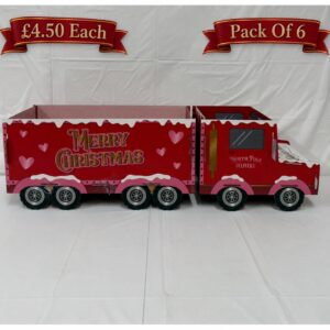 B4U Exclusive Pink Merry Christmas Truck (6pk)