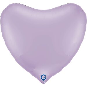 Grabo 36 inch Matte Lilac Heart Foil Balloon