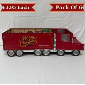 Eurowrap Christmas Express Gift Truck (6pk)