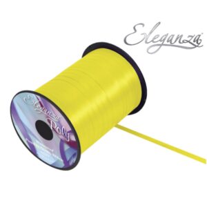 Yellow 500Ydx5mm Balloon Polly Ribbon
