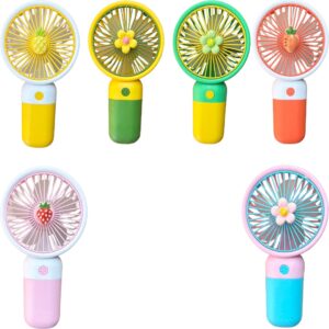 Handheld Fan Mini Portable Rechargeable Fan (Pack Of 6)