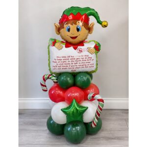 Grabo 28 inch Elf Arriving Letter Foil Balloon