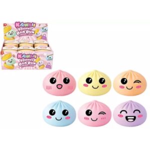 Kawaii Pastel Squishy Bao Bun BLIND Dumpling (24pk)