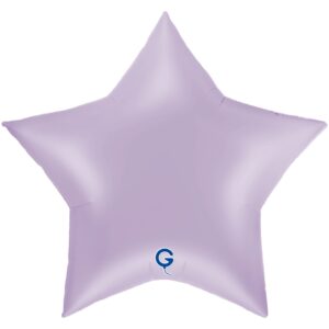 Grabo 36 inch Matte Lilac Star Foil Balloon