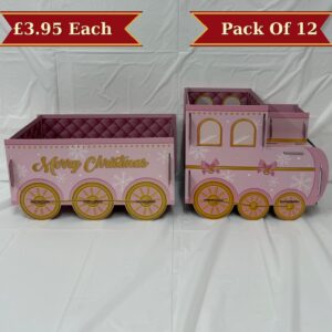 B4U Exclusive Pink Merry Christmas Train (12pk)