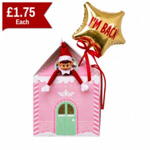 B4U Elf Arrival Pink Printed Box With Handles (12pk)