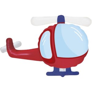 Flexmetal 35 inch Baby Helicopter Foil Balloon