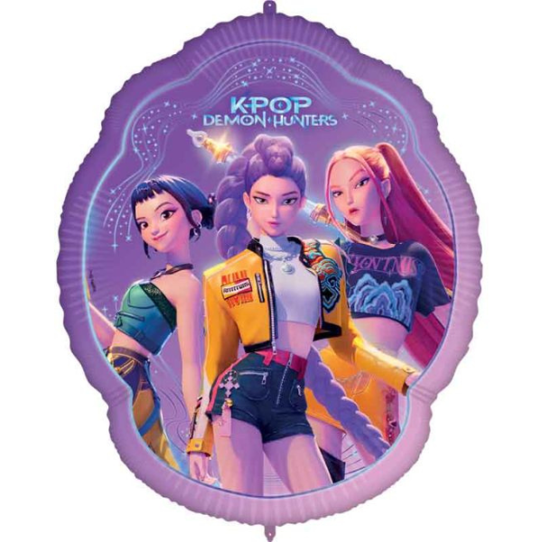Official 30 inch K-Pop Demon Hunters Supershape Foil Balloon