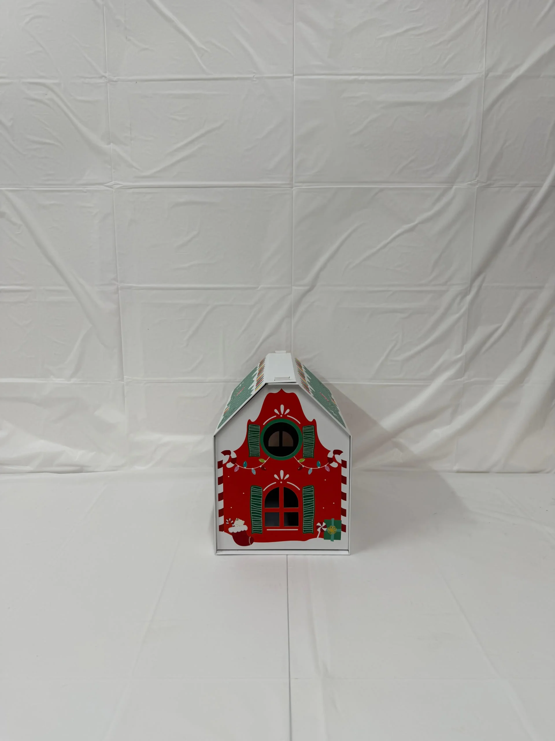 B4U Exclusive Large Elf Arrival Christmas House - Image 4