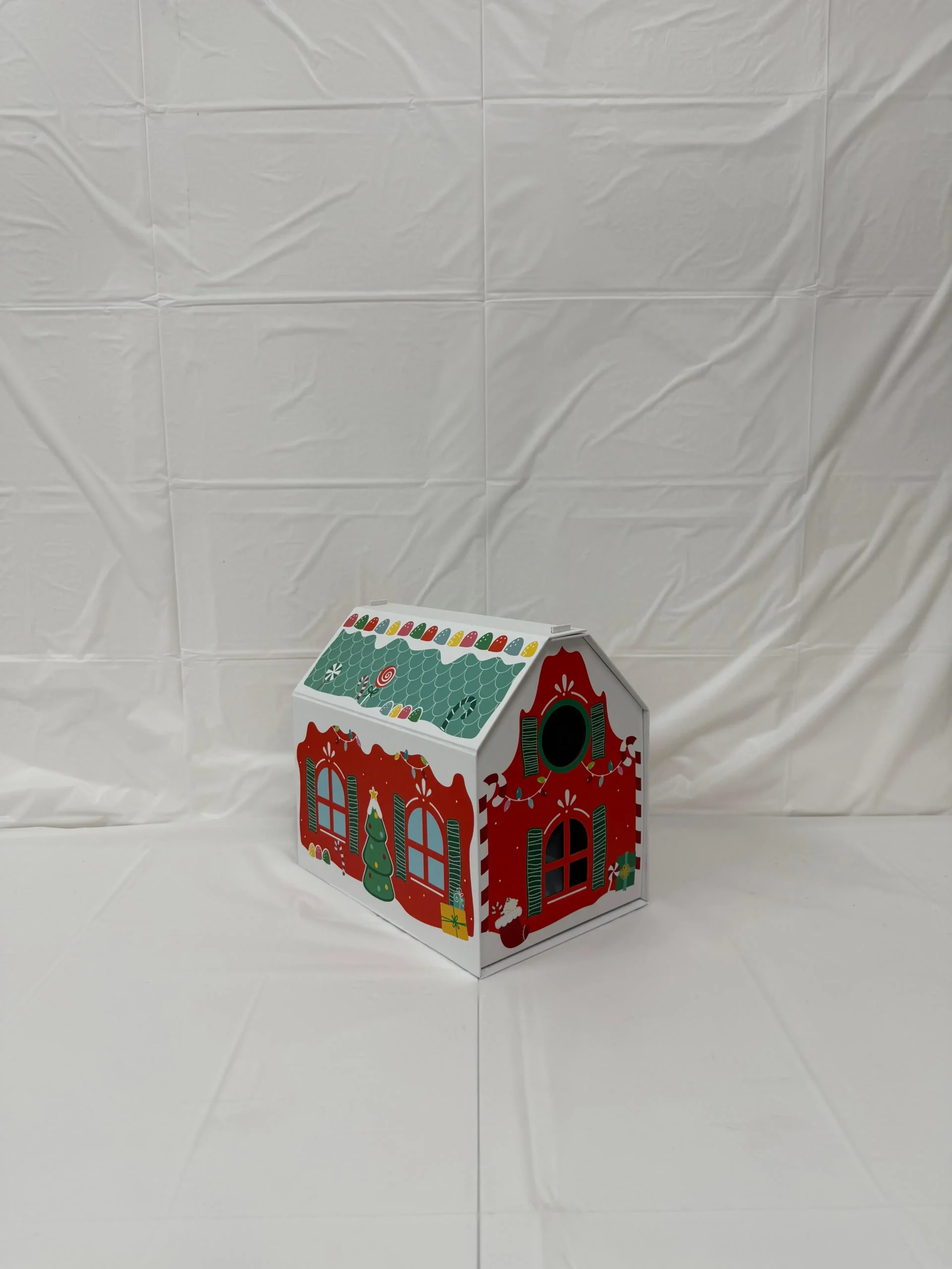 B4U Exclusive Large Elf Arrival Christmas House - Image 3
