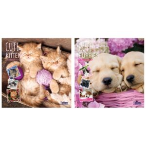 Calendar Sq Kittens and Puppies