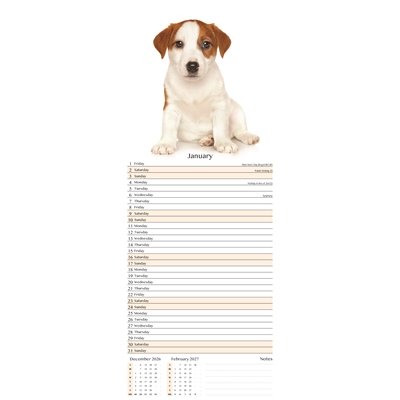 Calendar Super Slim Dogs and Puppies (24PK) - Image 2