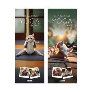 Calendar Super Slim Yoga Animals (24PK)