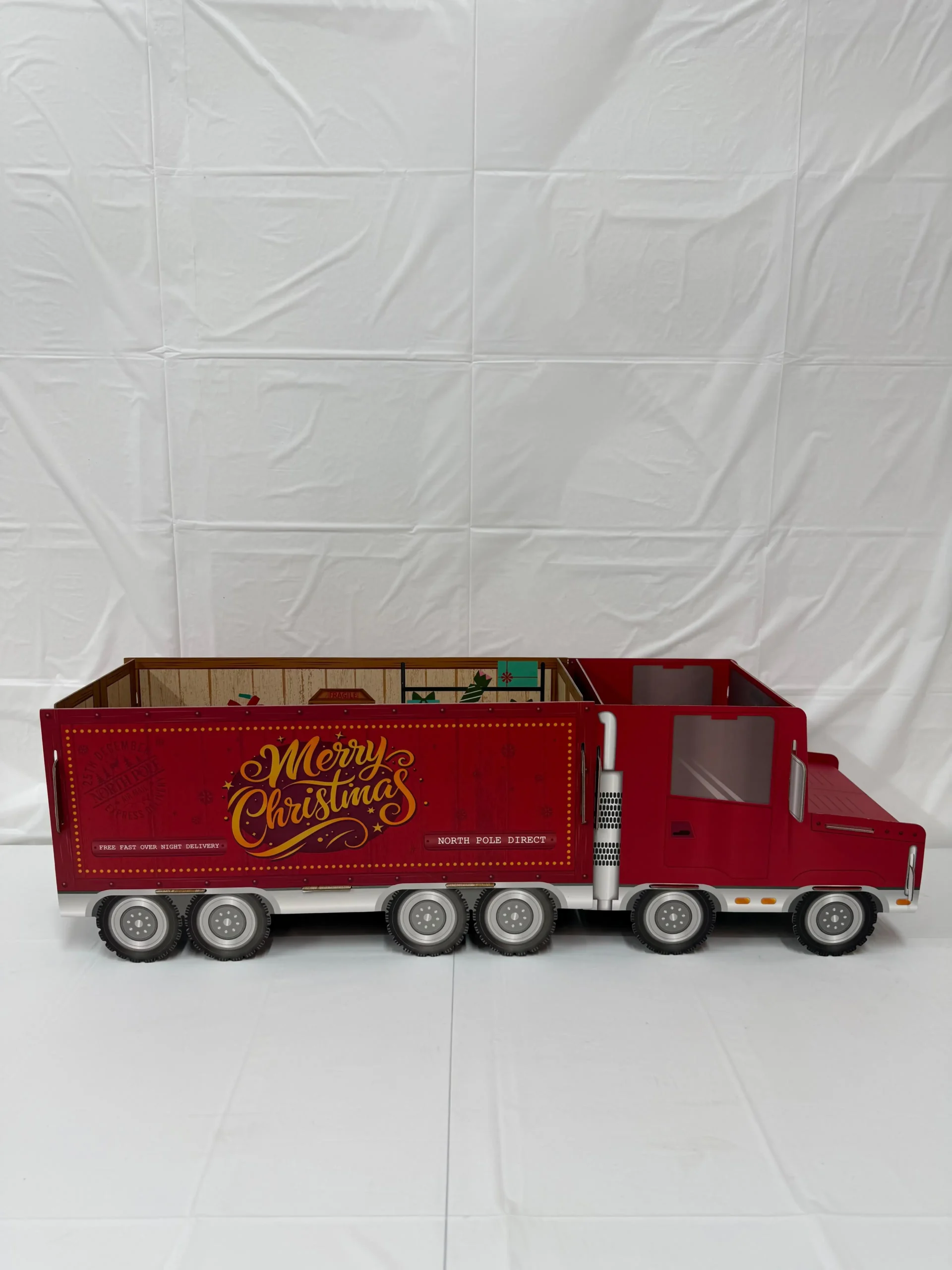 Eurowrap Red Christmas Express Gift Truck (12pk) - Image 2
