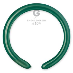 Gemar Emerald Green #104 2" Modelling Latex Balloons (100)