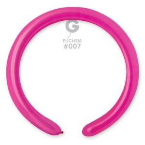 Gemar Fuchsia #007 2" Modelling Latex Balloons (100)
