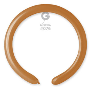 Gemar Mocha #076 2" Modelling Latex Balloons (100)