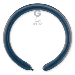 Gemar Navy #102 2" Modelling Latex Balloons (100)