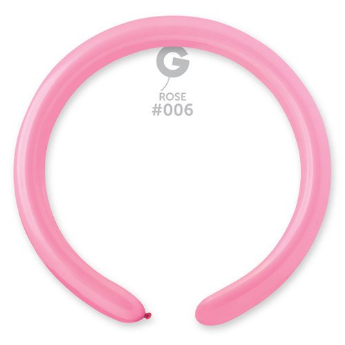 Gemar Rose #006 2" Modelling Latex Balloons (100)
