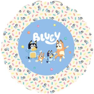 Unique 9 inch Bluey Mini Foil Balloon
