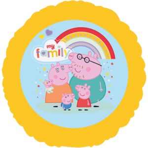 Unique 9 inch Peppa Pig Round Foil Balloon