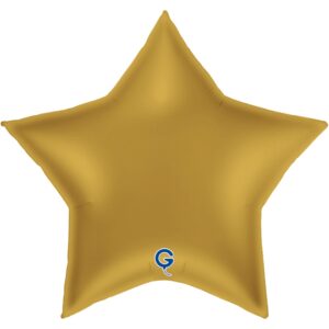 Grabo 36 inch Satin Gold Star Foil Balloon