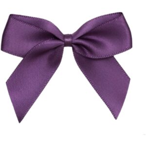 5cm Amethyst Self Adhesive Ribbon Bows (12pk)