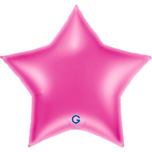 Grabo 36 inch Fuchsia Star Foil Balloon