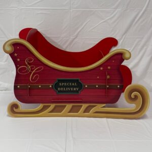 Jumbo Christmas Santa's Sleigh Gift Display