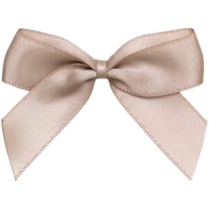 5cm Taupe Self Adhesive Ribbon Bows (12pk)