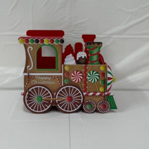 B4U Exclusive Gingerbread Christmas Train Engine