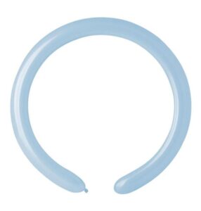 Gemar Powder Blue #108 2" Modelling Latex Balloons (100)