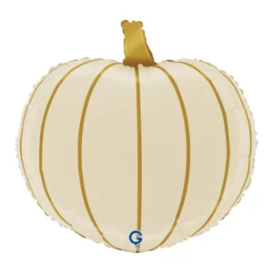 Grabo 16 inch Cream Pumpkin Foil Balloon