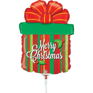 Grabo 14 inch Christmas Present Mini Foil Balloon