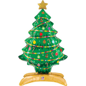 Grabo 32 inch Festive Christmas Tree Standing Foil Balloon