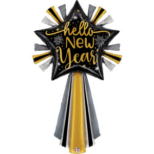 Grabo 60 inch Special Delivery New Year Shooting Star Foil Balloon
