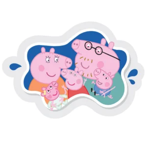 Unique 32 inch Peppa Pig Family Foil Balloon