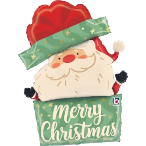 Grabo 33 inch Christmas Timeless Santa Foil Balloon