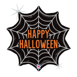 Grabo 18 inch Halloween Spider Web Foil Balloon