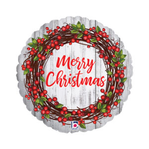 Grabo 18 inch Rustic Christmas Foil Balloon