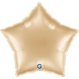 Grabo 18 inch White Gold Star Foil Balloon