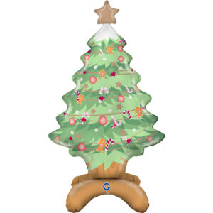 Grabo 31 inch Christmas Tree Standup Foil Balloon
