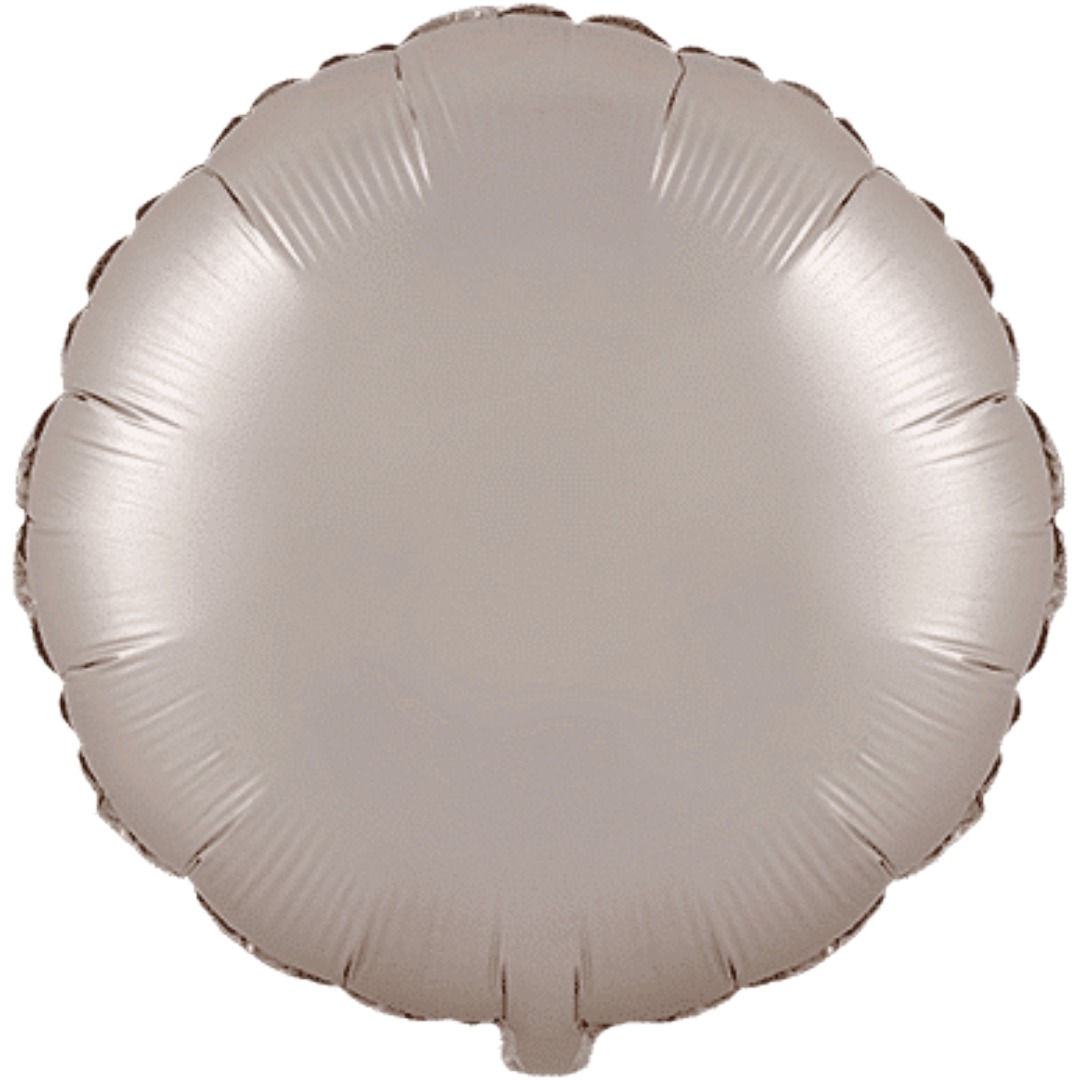 Flexmetal 18 inch Matte Starlight Gold Round Foil Balloon