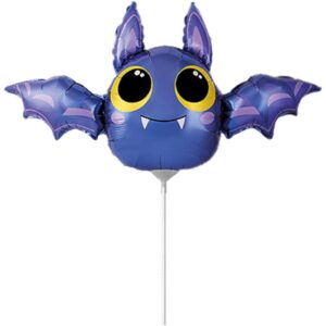Flexmetal 9 inch Purple Bat Foil Balloon